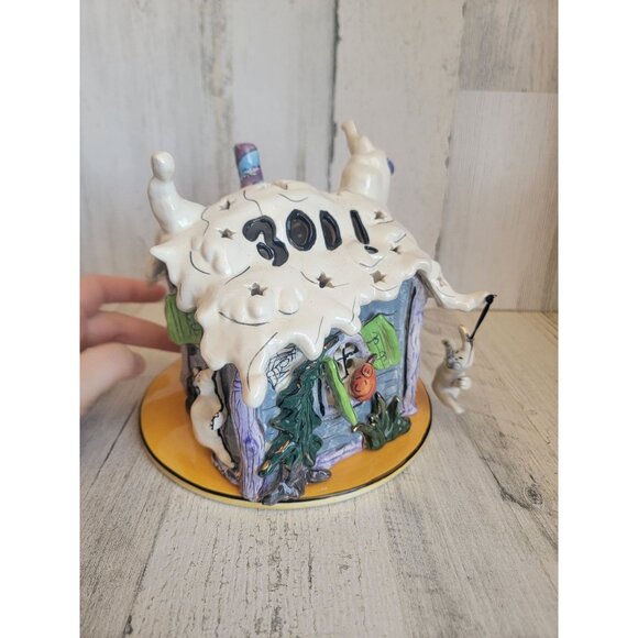 Blue Sky House of boos tea‎ light ceramic holder candle - Picture 11 of 15